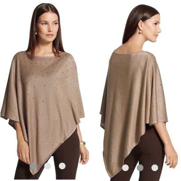Chico's Sweaters - Chico’s Elizabeth Shine Poncho